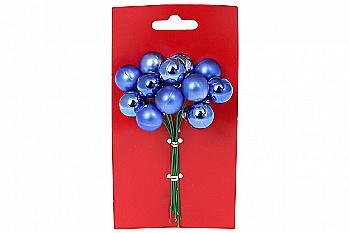 Гроно ягід для декору 2 см, яскравий синій, 898-240 Гроно ягід для декору 2 см, яскравий синій, 898-240