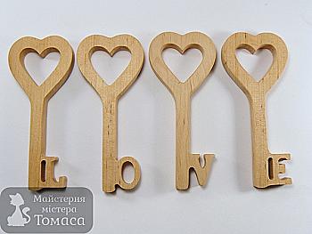 Заготівка Ключі "Love", 0060 Заготівка Ключі "Love", 0060