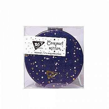 Дзеркало компактне "Viola", кругле, 7,5 см, фольга,707303 Yes