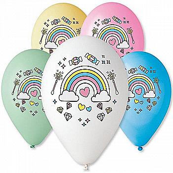 Шарик воздушный 12" Единорог Веселка, 1103-1645 Шарик воздушный 12" Единорог Веселка, 1103-1645