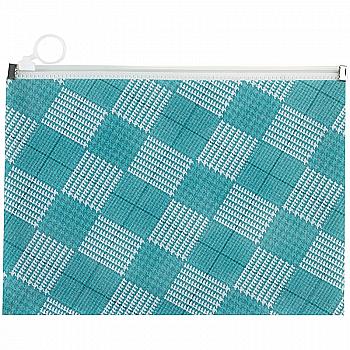 Папка на блискавці А5+, zip-lock, Tartan Green, 1498-18-A