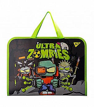 Папка-портфель на блискавці з ткан. ручками "Zombie", 491787 Yes Папка-портфель на блискавці з ткан. ручками "Zombie", 491787 Yes