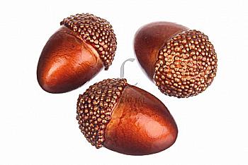 Желуди декоративные коричневые, 51-43597