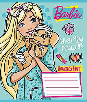 Тетрадь 12 лин YES глитер Barbie. Profession-16, 679695 (4301) Тетрадь 12 лин YES глитер Barbie. Profession-16, 679695 (4301)