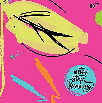 Блокнот 150*150 мм, 64 арк. "Paint brush" YES 151530