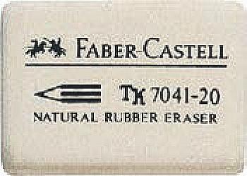 Ластик 7041-20 белый, 184120 Faber-Castell Ластик 7041-20 белый, 184120 Faber-Castell