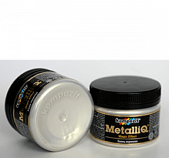 Краска акриловая эмаль Metalliq Kompozit серебро 0,1 кг Краска акриловая эмаль Metalliq Kompozit серебро 0,1 кг