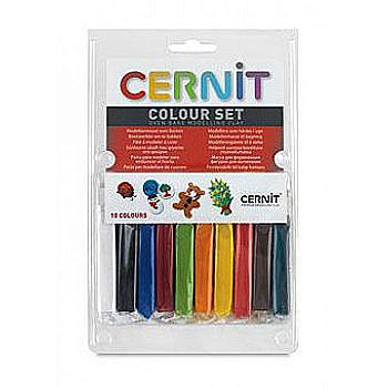 Набір полімерного моделіну "Cernit Multicolour Set" 10 кол*30 гр, CR-CE0900010K01 Набір полімерного моделіну "Cernit Multicolour Set" 10 кол*30 гр, CR-CE0900010K01