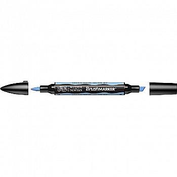 Маркер двосторонній Brushmarker, Хмарно-синій, 0204378 W&N Маркер двосторонній Brushmarker, Хмарно-синій, 0204378 W&N