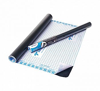 Бумага для дизайна клейкая 0,45*2 м в рулоне, черная, 06246 Sadipal