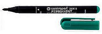 Маркер 2836 Permanent, 2 мм зелений CENTROPEN Маркер 2836 Permanent, 2 мм зелений CENTROPEN