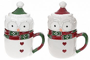 Кухоль керамічний "Мудра Сова" 350 мл, 834-311 Кухоль керамічний "Мудра Сова" 350 мл, 834-311