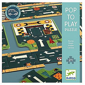 Пазл 21 гигант "Автотрасса" DJ07162, DJECO