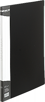 Папка А4, 10 файлів, чорна BM.3601-01 ***