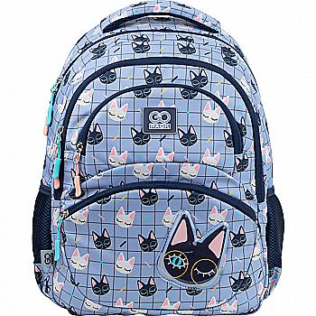 Рюкзак школьный GoPack Education 175M-3 Funny cats, GO22-175M-3 Рюкзак школьный GoPack Education 175M-3 Funny cats, GO22-175M-3