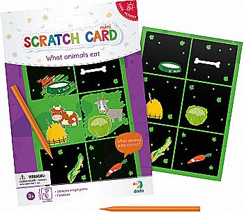 Гравюра міні "Що їдять звірята", 300330 Гравюра міні "Що їдять звірята", 300330