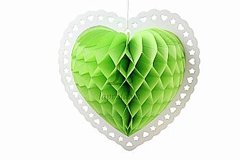 Сердце бумажное 20 см, 5-27682