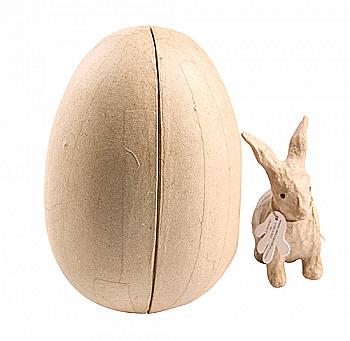 Заготівка з пап`є-маше "Яйце-сюрприз" 11*11*6 см, AC383O