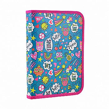 Папка для зошитів пласт. на блискавці B5 "Disco Owls", 491575 Yes
