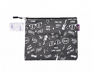 Папка А5 "Школа" 24,5*20*1 см, сірий, ZB.705530-09 Папка А5 "Школа" 24,5*20*1 см, сірий, ZB.705530-09