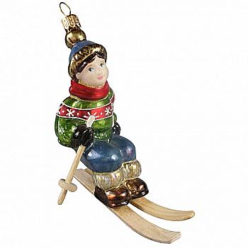 Ялинкова прикраса Хлопчик-лижник, F1109-123698