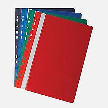 Швидкозшивач А4, перфорація, глянець, в асс.