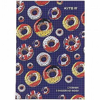 Словник з іноземної мови "Donuts" 60 арк., K21-407-2 Словник з іноземної мови "Donuts" 60 арк., K21-407-2