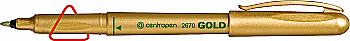 Маркер 2670 Gold 1 мм, золотий CENTROPEN Маркер 2670 Gold 1 мм, золотий CENTROPEN