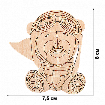 Заготовка деревянная для декорирования, FLC-057