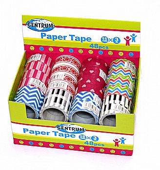 Декоративна клейка стрічка 15мм*3м, в дисплеї 86938 Centrum Декоративна клейка стрічка 15мм*3м, в дисплеї 86938 Centrum