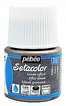 Фарба для тканини з ефектом замши Setacolor Opaque 45 мл, галька 295318 Pebeo Фарба для тканини з ефектом замши Setacolor Opaque 45 мл, галька 295318 Pebeo