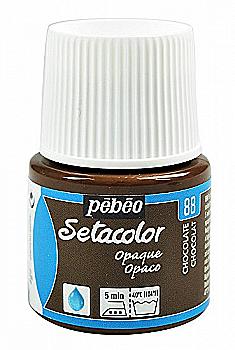 Фарба для світлих тканин Setacolor 45 мл непрозора, шоколад, 295-088 Pebeo Фарба для світлих тканин Setacolor 45 мл непрозора, шоколад, 295-088 Pebeo
