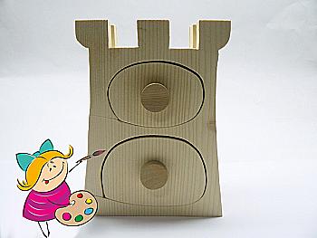 Заготовка деревянная Комод, 0339