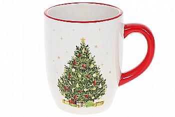 Кружка керамічна "Новорічна красуня" 350 мл, DM753-X Кружка керамічна "Новорічна красуня" 350 мл, DM753-X