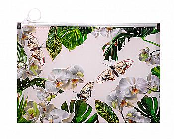 Папка на блискавці 250*170 zip-lock, ORCHID, біла, BM.3965-12 Папка на блискавці 250*170 zip-lock, ORCHID, біла, BM.3965-12