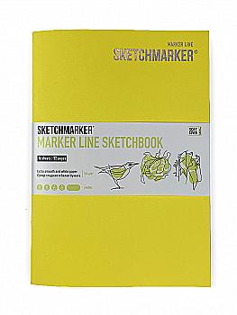Скетчбук SKETCHMARKER А5 16 л., 160 г/м², мягкая обложка, лимонный, MLSSM/LIMO Скетчбук SKETCHMARKER А5 16 л., 160 г/м², мягкая обложка, лимонный, MLSSM/LIMO