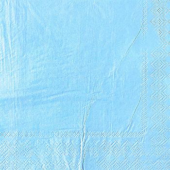 Салфетка пастель голубая, 33 см 12 од, 1502-4907