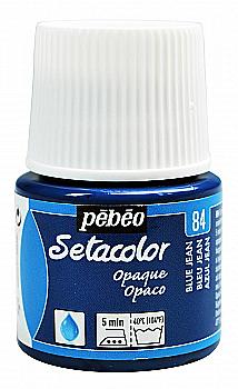 Фарба для світлих тканин Setacolor 45 мл непрозора, синя джинсова, 295-084 Pebeo Фарба для світлих тканин Setacolor 45 мл непрозора, синя джинсова, 295-084 Pebeo
