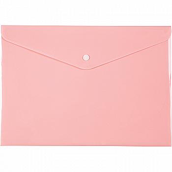 Папка на кнопці А4 Pastelini, рожева 1412-10-A Axent