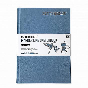 Скетчбук SKETCHMARKER А5 44 арк., 160 г/м², світло-синій, MLHSM/LBLUE Скетчбук SKETCHMARKER А5 44 арк., 160 г/м², світло-синій, MLHSM/LBLUE