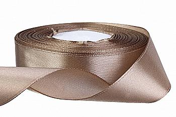 Стрічка атлас 25 мм-23 м, 60 бежева, 58-5501
