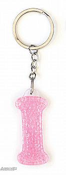 Брелок буква "I", розовая, 554267 Брелок буква "I", розовая, 554267