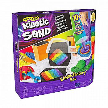 Набір піску для дитячої творчості Kinetic sand, Фабрика "Sandisfactory", 71603 Набір піску для дитячої творчості Kinetic sand, Фабрика "Sandisfactory", 71603