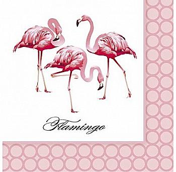 Салфетки "Фламинго", 20 шт, бумага, F-151539