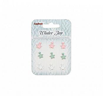 Набір зірочок Зимовий ранок, 9 шт