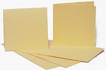 Набір заготовок для листівок 5шт, 21х10,5см, №1, бежевий, 220г/м2, Margo