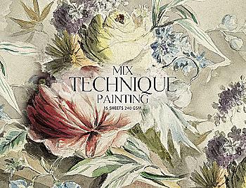 Блок на склейці "Mix Technique" А5+, 15 арк. "Muse" (8190) Блок на склейці "Mix Technique" А5+, 15 арк. "Muse" (8190)