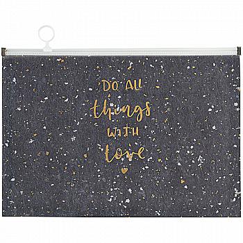 Папка на блискавці А5+, zip-lock, Shade Gray, 1498-13-A