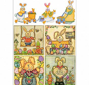 Декупажна карта 29,5*42 Великодні свята 3