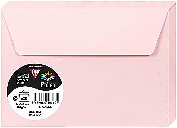 Конверт декоративный (11 Pollen C64*162 мм)/120 г, Pink/Розовый, 5656C Конверт декоративный (11 Pollen C64*162 мм)/120 г, Pink/Розовый, 5656C